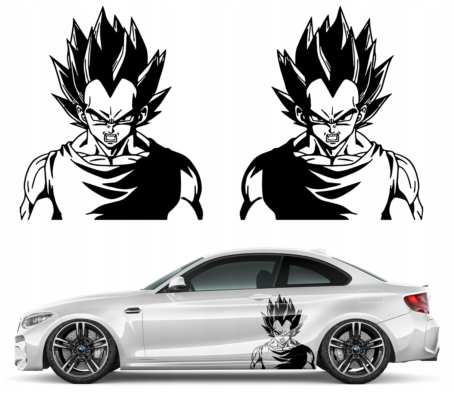 Samolepka Na Auto Vzor 60x51 2ks