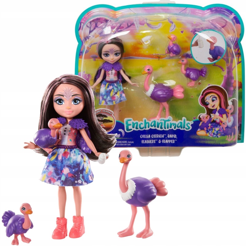 

Enchantimals Zestaw Lalka Ofelia Ostrich strusie