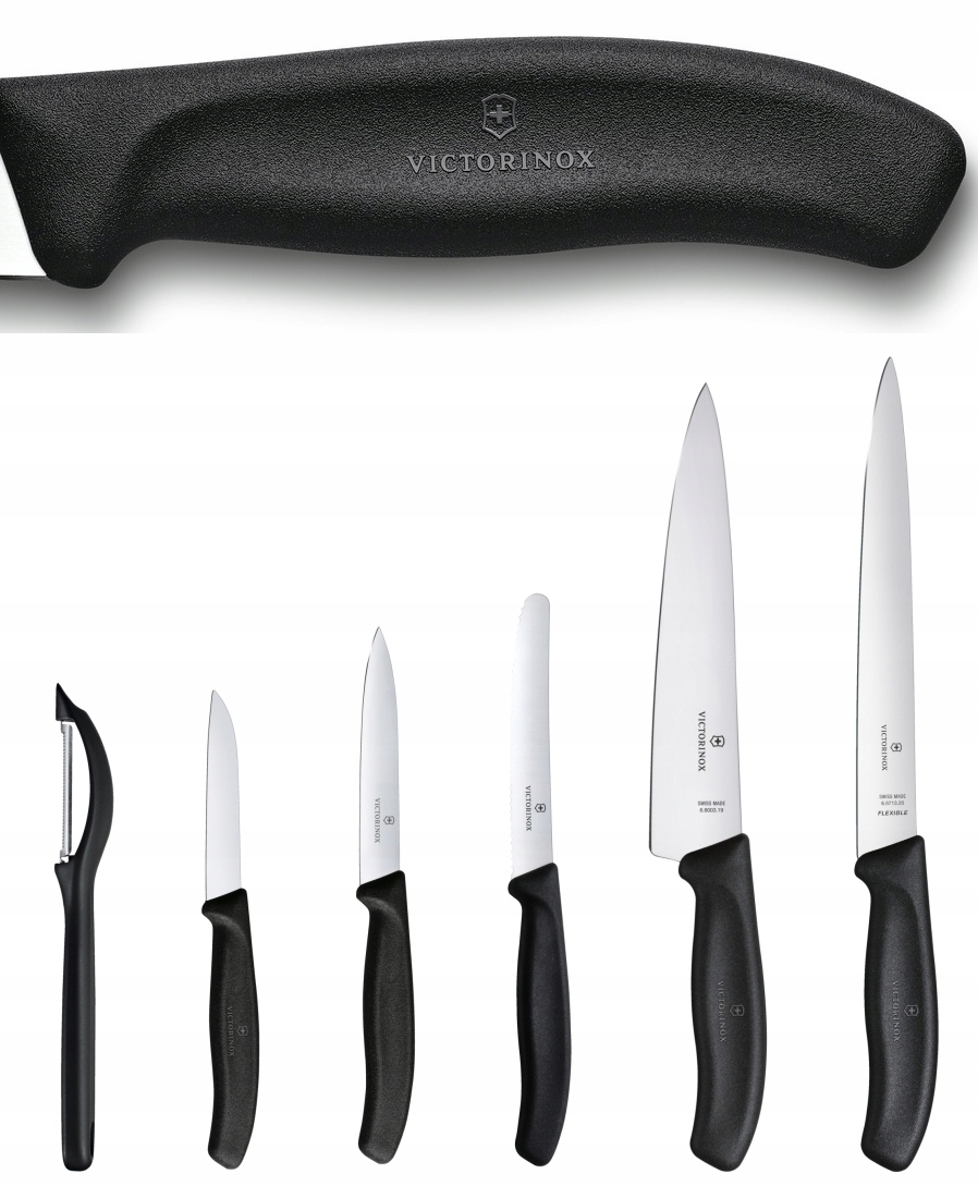 

Victorinox zestaw 5 noży+obieraczka Swiss Classic