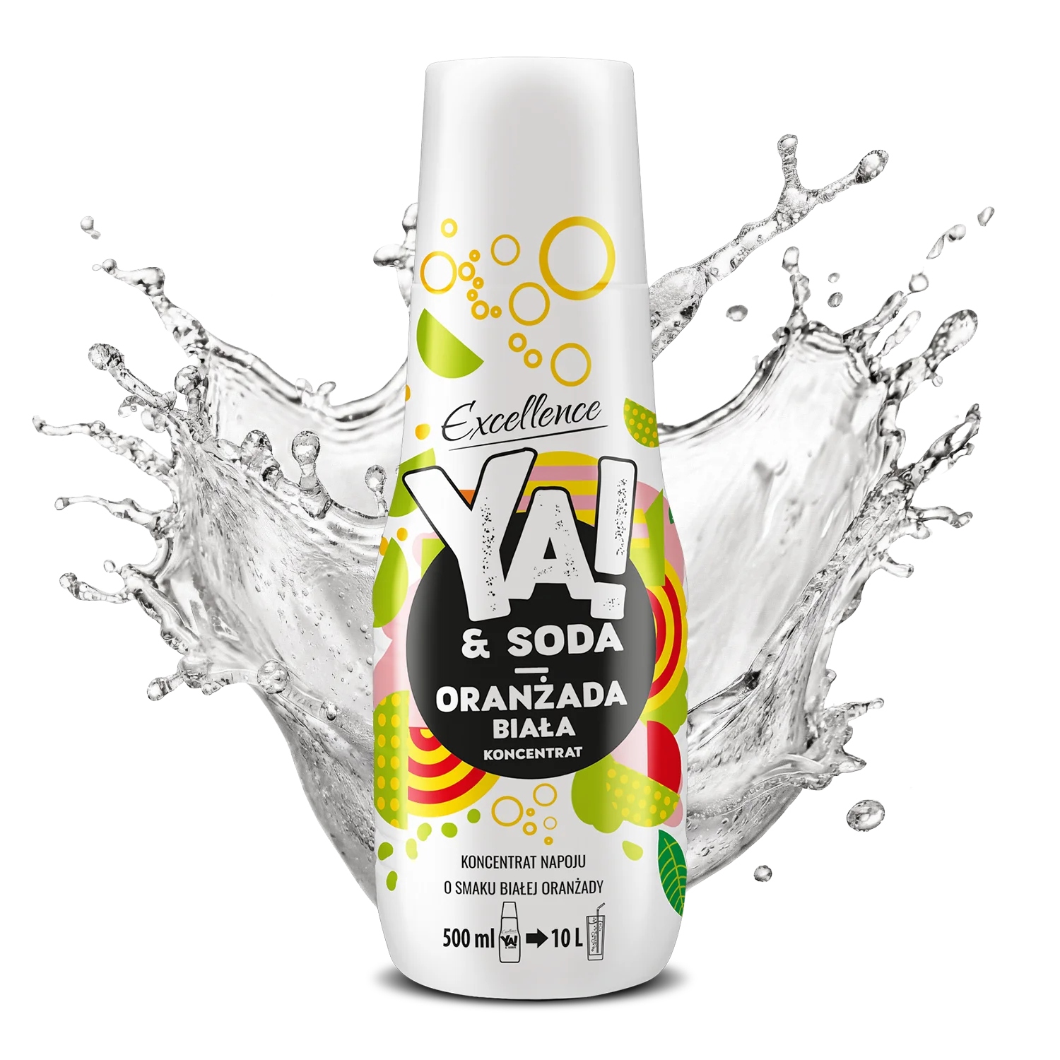 Koncentrat do sodastream Syrop do saturatora Biała Oranżada 500 ml