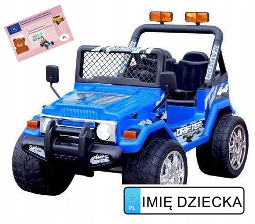 Olbrzymi terenowy Drifter 2 osobowy z pilotem,mięk