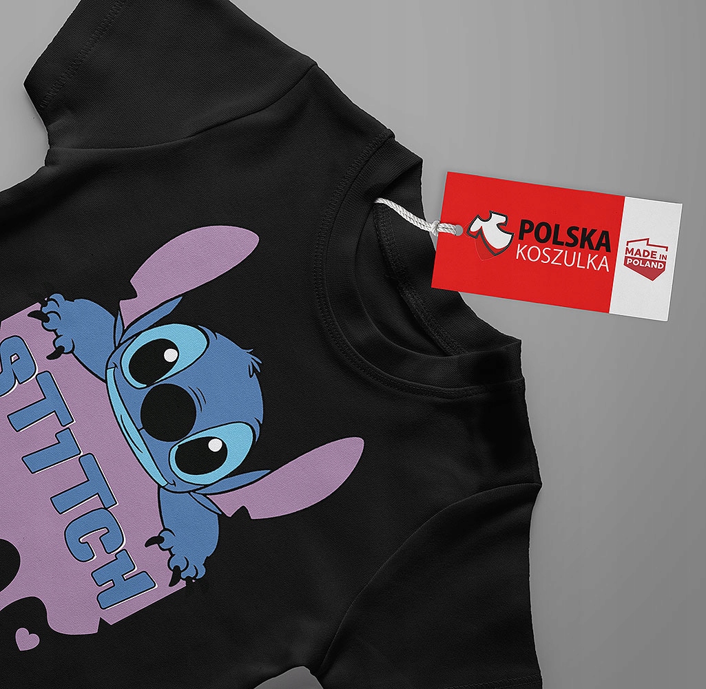 KOSZULKA DZIECIĘCA T-SHIRT DLA DZIECKA STITCH 128 PREZENT JAKOŚĆ Marka Inna marka