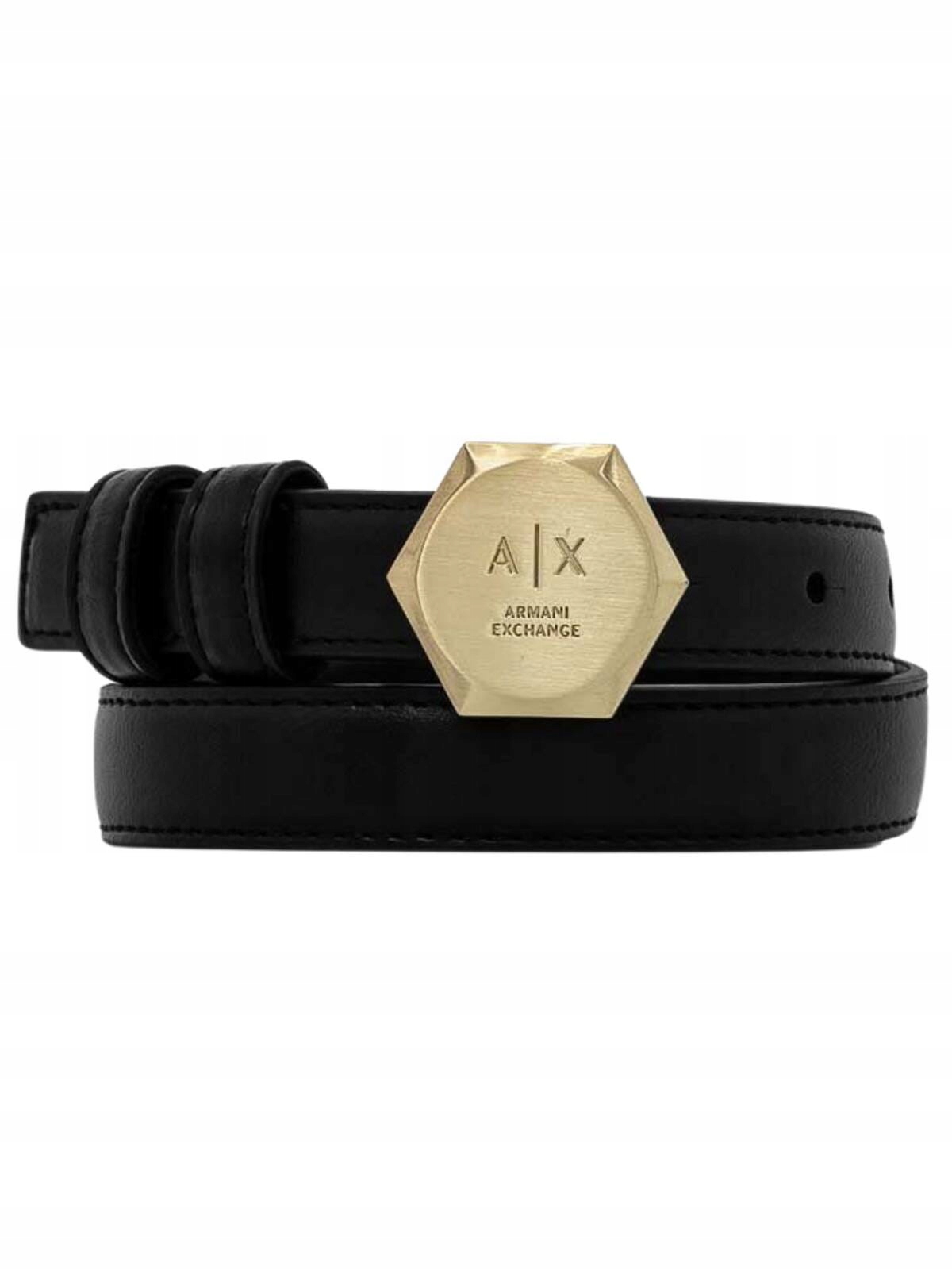 Pásek pásek Armani Exchange 941190 4F718 černý Belt: 80