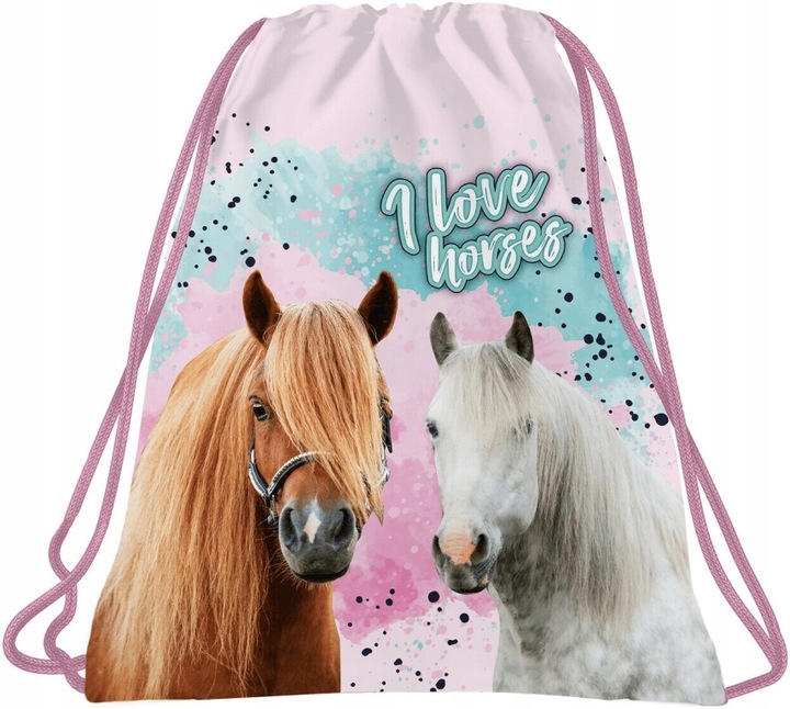 Шкільний рюкзак з конем для дівчинки 1-3 клас Елементи набору Пляшка для води Пенал Сумка для сніданку Сумка для спорту
