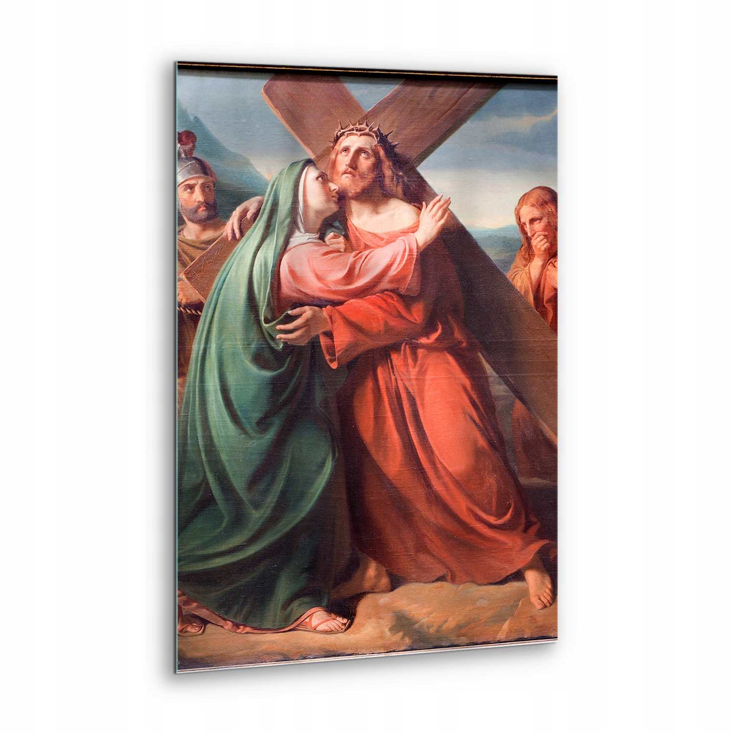 Nástěnný obraz na skle Ježíš s Marií