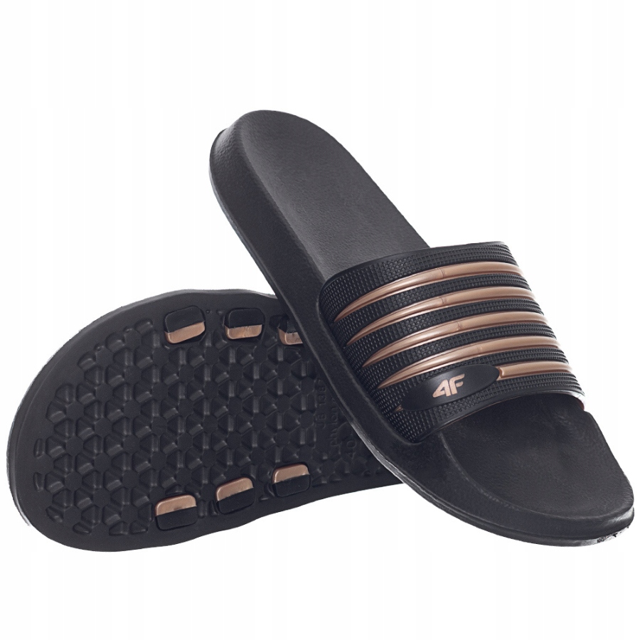 KLAPKI MĘSKIE 4F SPORTOWE GUMOWE BASENOWE NA LATO PO DOMU Rozmiar 44