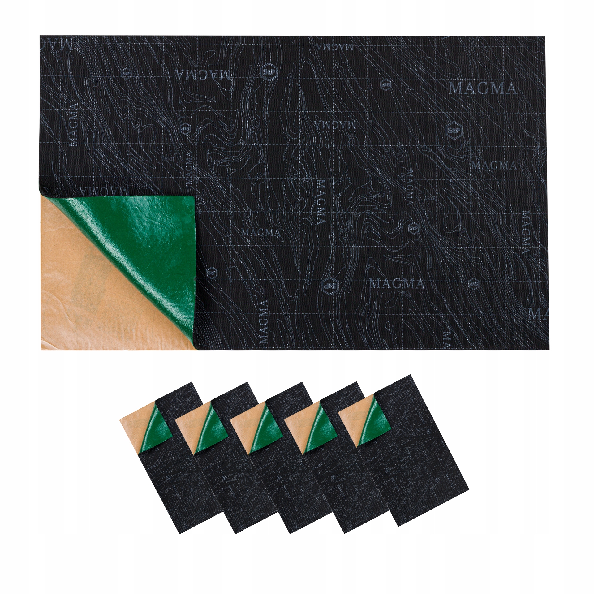 Samolepiaca zvukotesná podložka StP Magma 2v1 butyl pena 75x47 cm 6 kusov