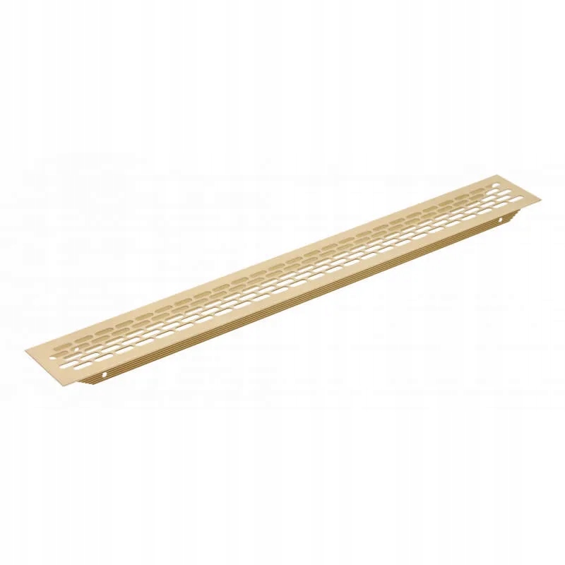 Ventilačná Mriežka Alu Zlatá Nábytková, Pod Chladničku 60x484 mm Amix Gtv x10ks