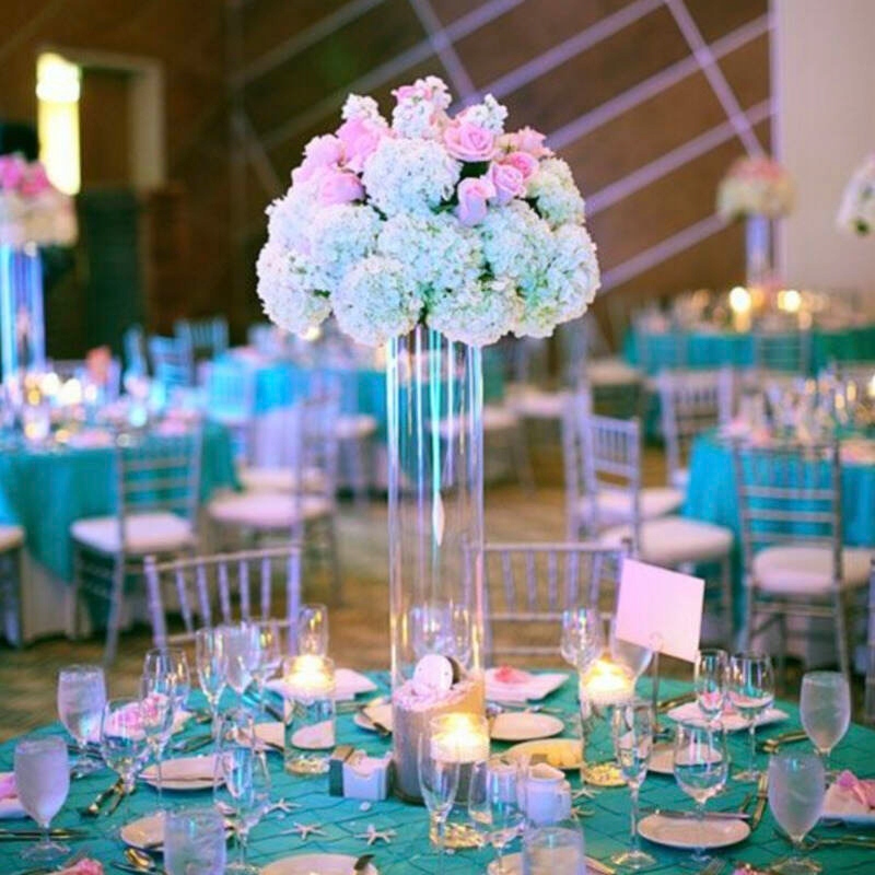 Wazon Szklany Cylinder 20cm fi 10cm Marka bez marki