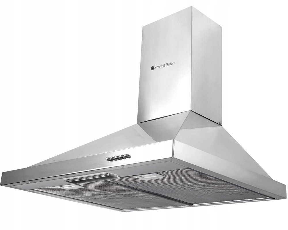 OKAP KUCHENNY KOMINOWY ŚCIENNY 60CM STAL LED Model SHCP-651-I2