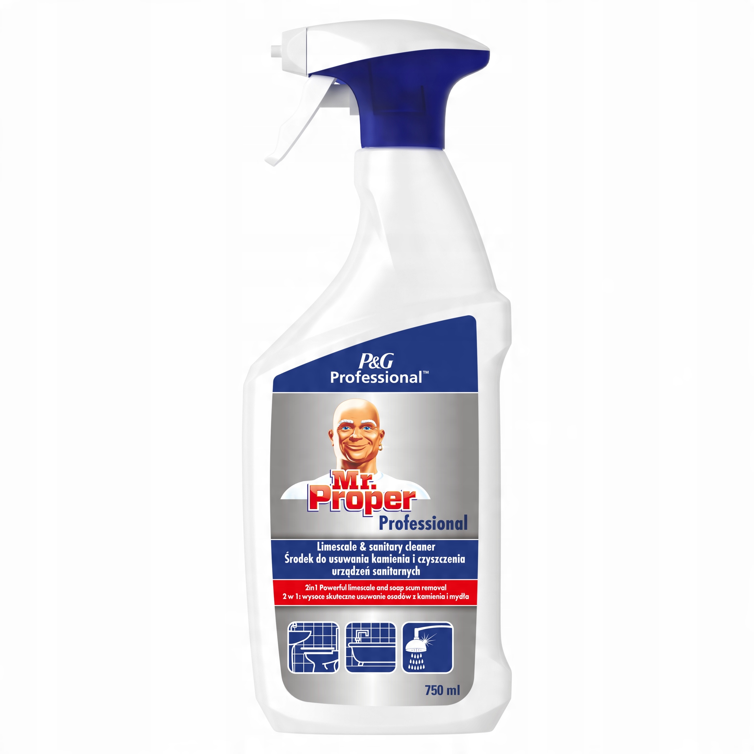 

Mr Proper Środek czyszczący odkamieniacz 2w1 750ml
