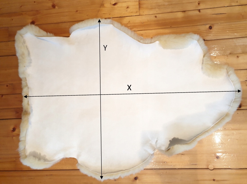 Skóra Owcza - Relugan - XXL - Naturalna Grubość 5 mm