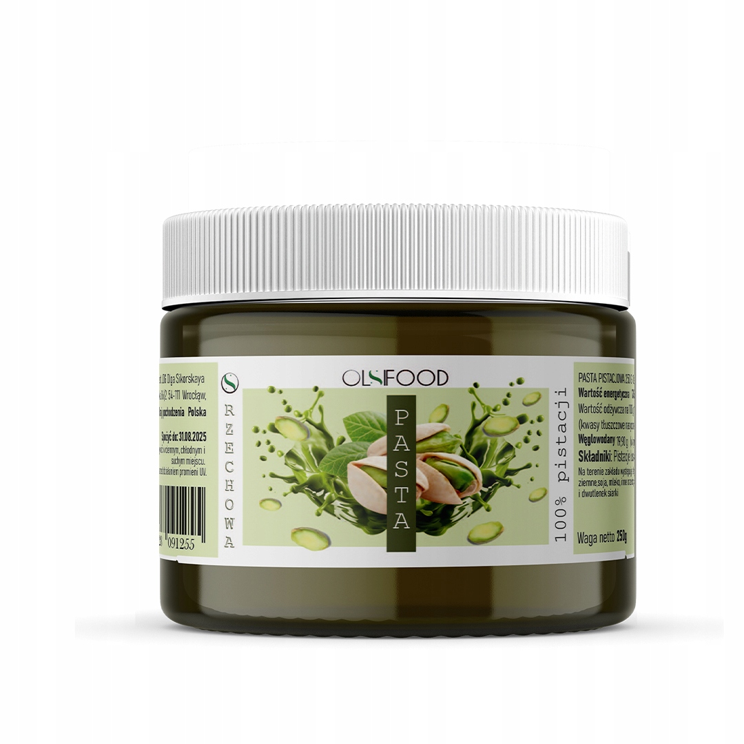 Levně Pistáciová Pasta 100% pistáciová Krémová, hladká konzistence 400 g