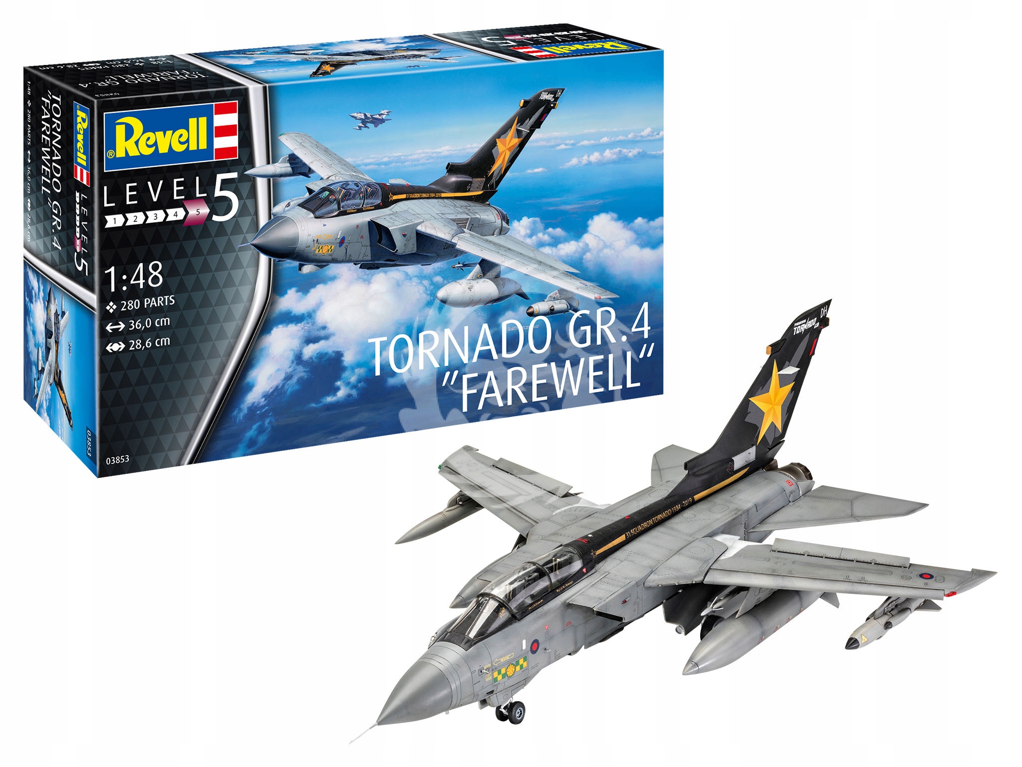 Tornado GR.4 Farewell Revell 03853 měřítko 1/48