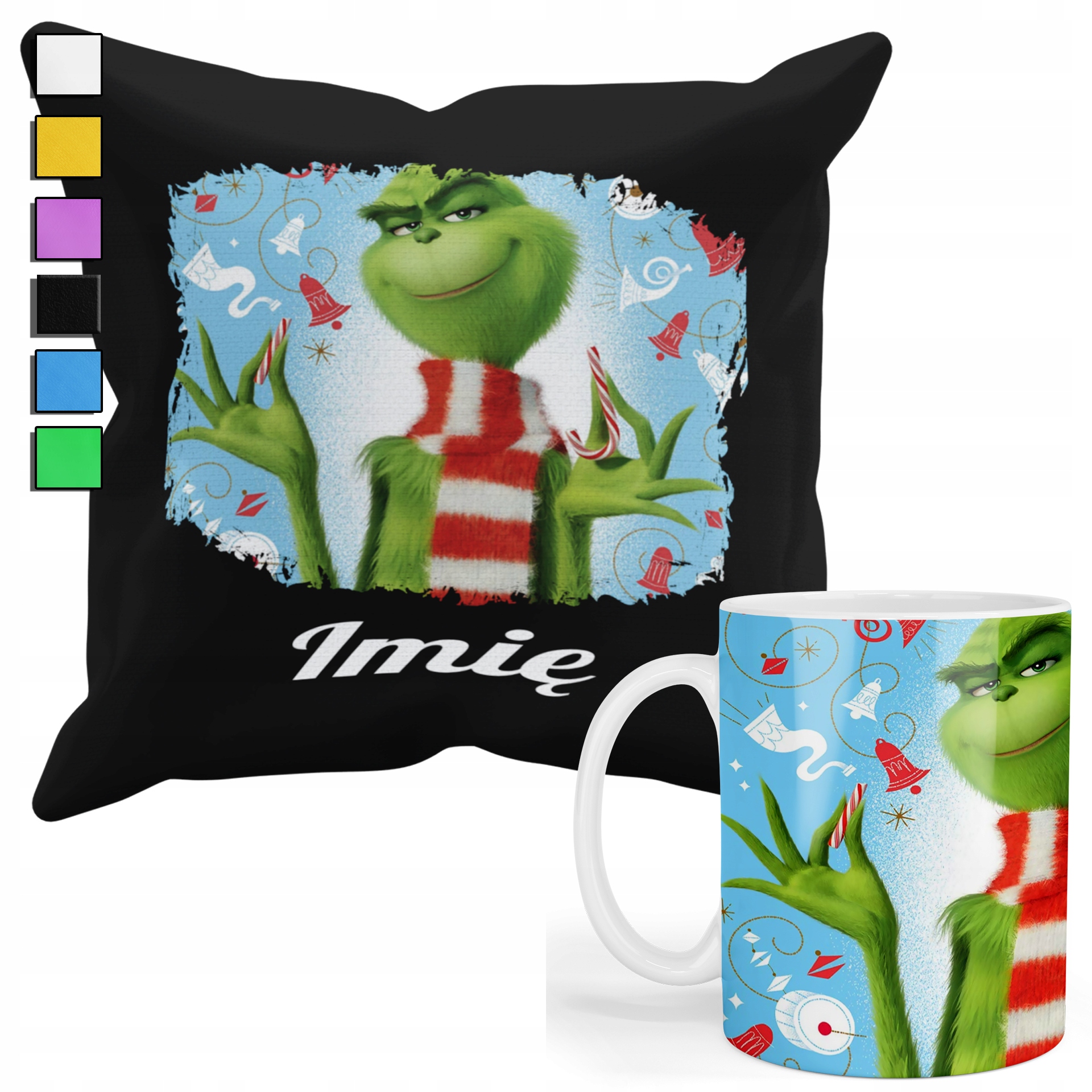 Sada Hrnku Polštář S Povlakem Dárek Jméno