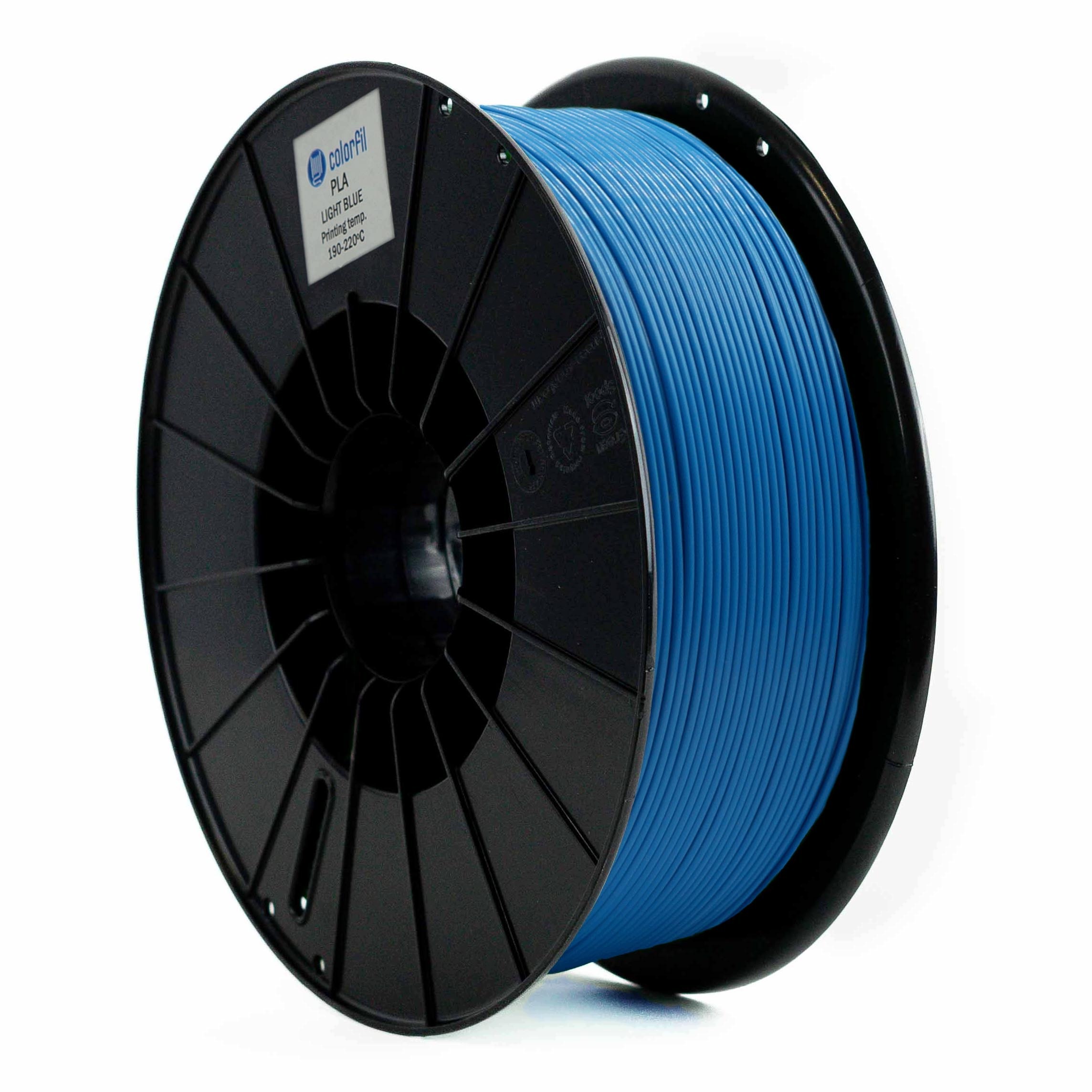 Pla filament Colorfil světle modrý (Light Blue) 1.75 mm 9 kg