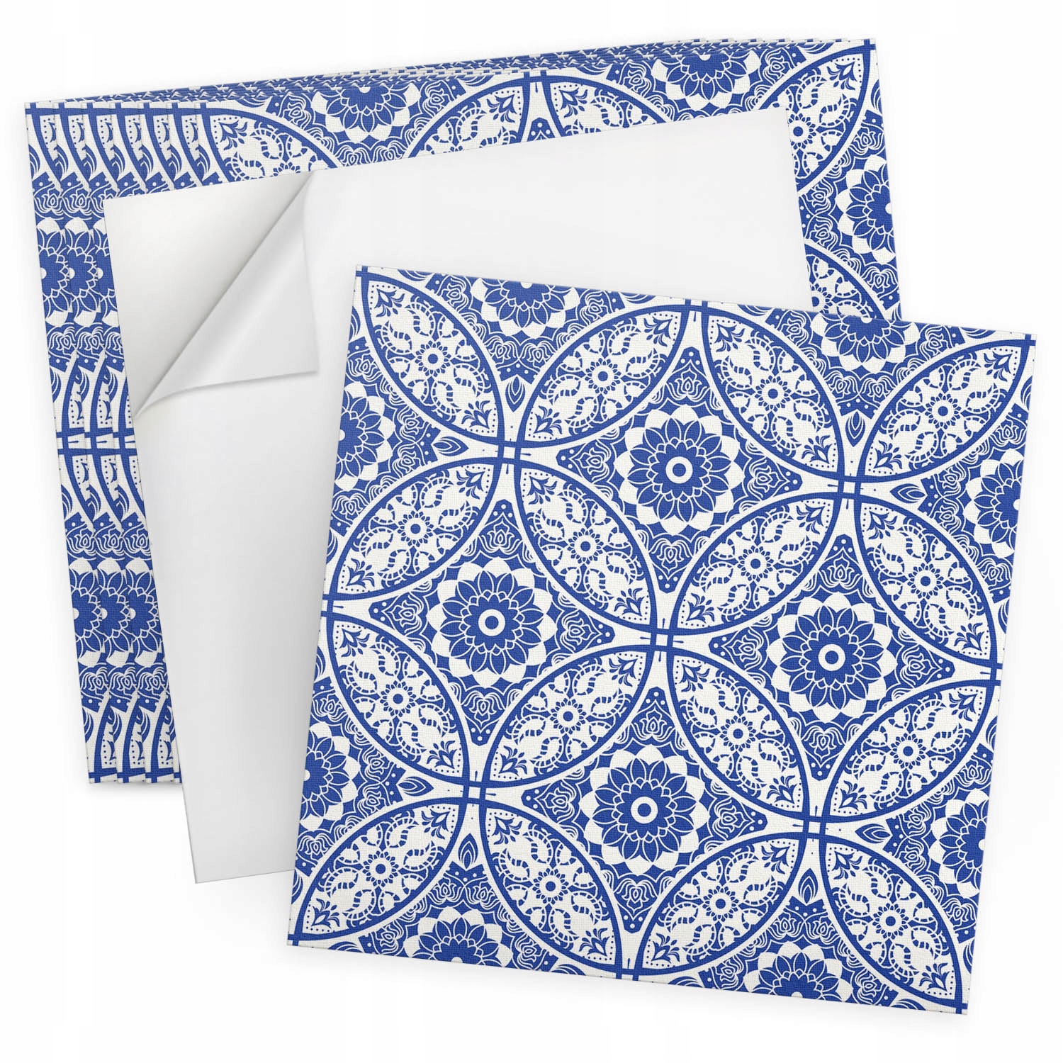 Samolepící nástěnné dlaždice Vinyl 9 ks 30x30 cm Vzor květinových motivů