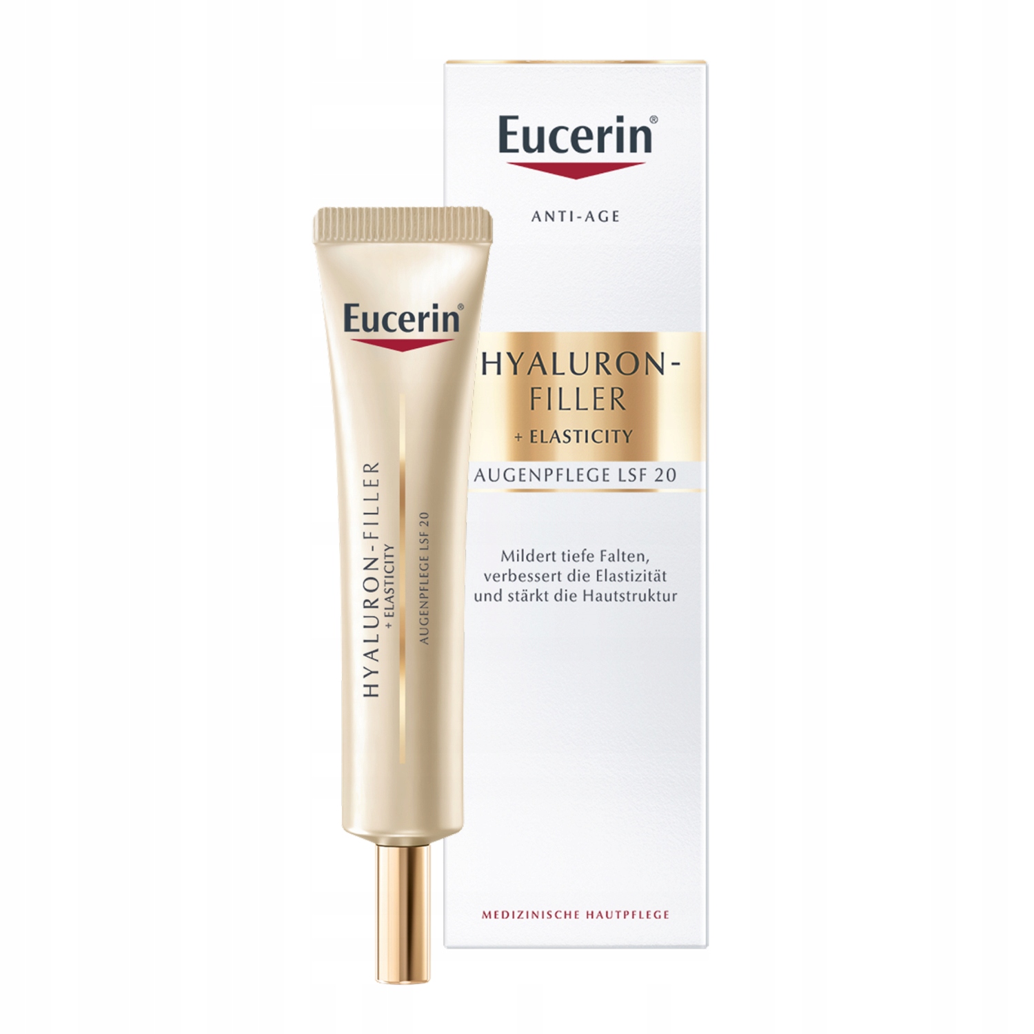 Eucerin Hyaluron-Filler Elasticity Krem pod oczy skóra dojrzała SPF20, 15ml