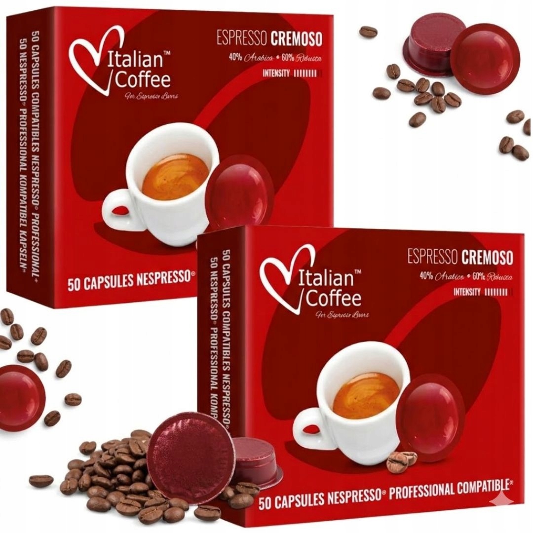 Levně Kapsle pro Nespresso Professional Italian Coffee Caffe Cremoso 100 ks