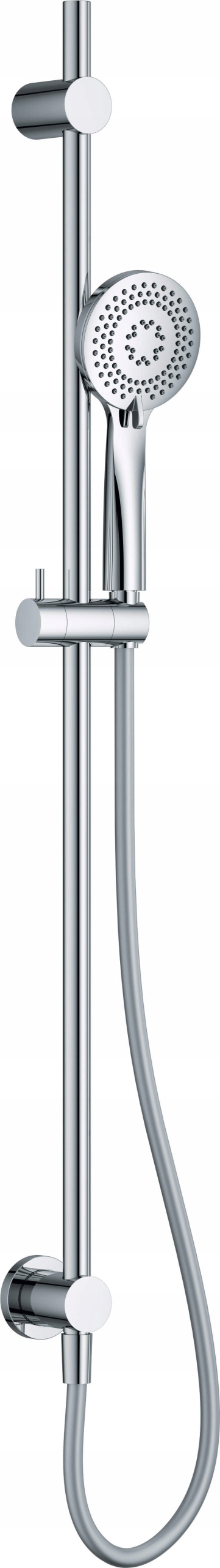 Sprchový Set 3-funkční s chromovou tyčí, montáž pod omítku