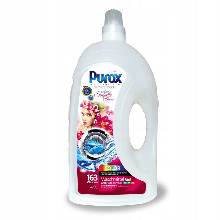 

Perfumowany żel do prania Purox Color Parfum 4,9 l