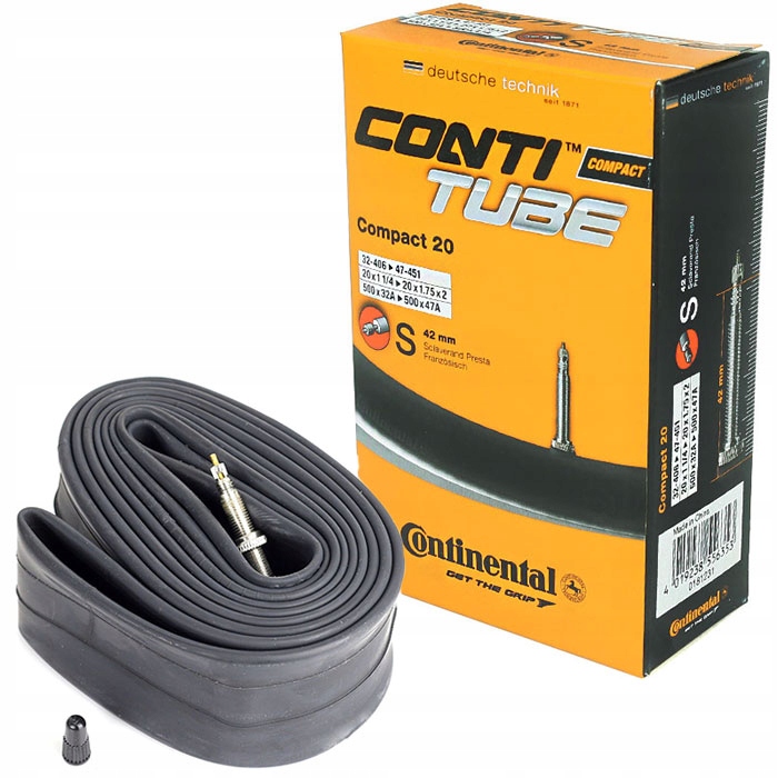 

Dętka Contintental 20x1,75 32/47-406 47-451 FV42mm