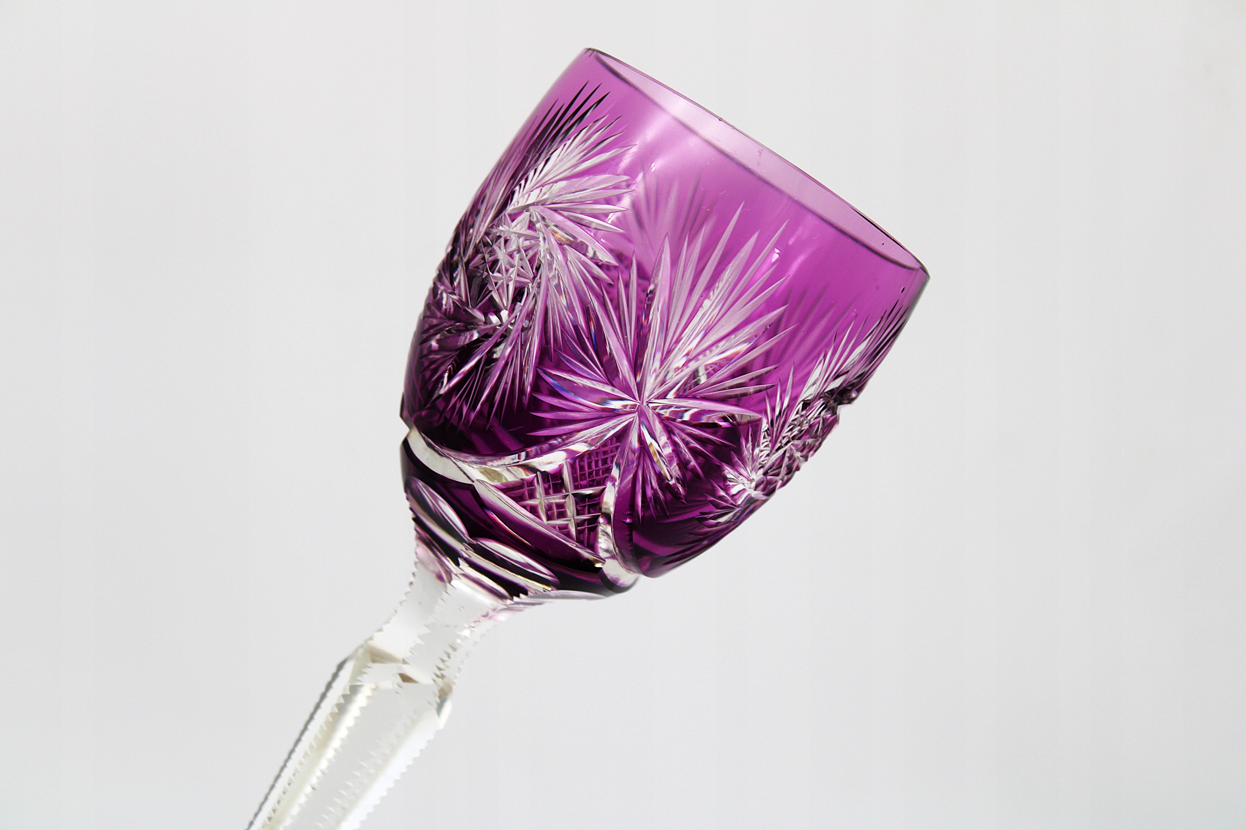 СТАРЫЙ БОКАЛ ДЛЯ ВИНА РУЧНОЙ РАБОТЫ