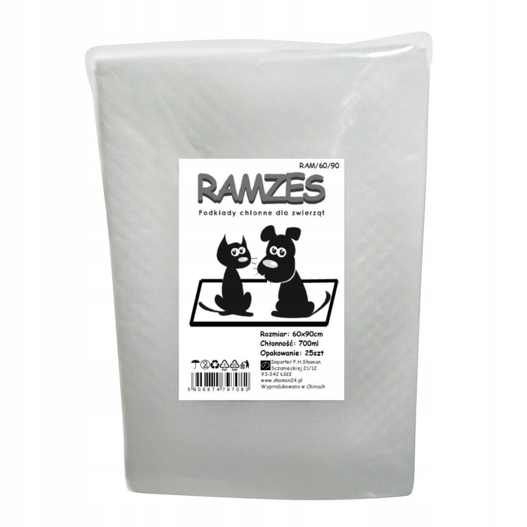 

Ramzes Podkłady higieniczne maty dla psa 60x90 25