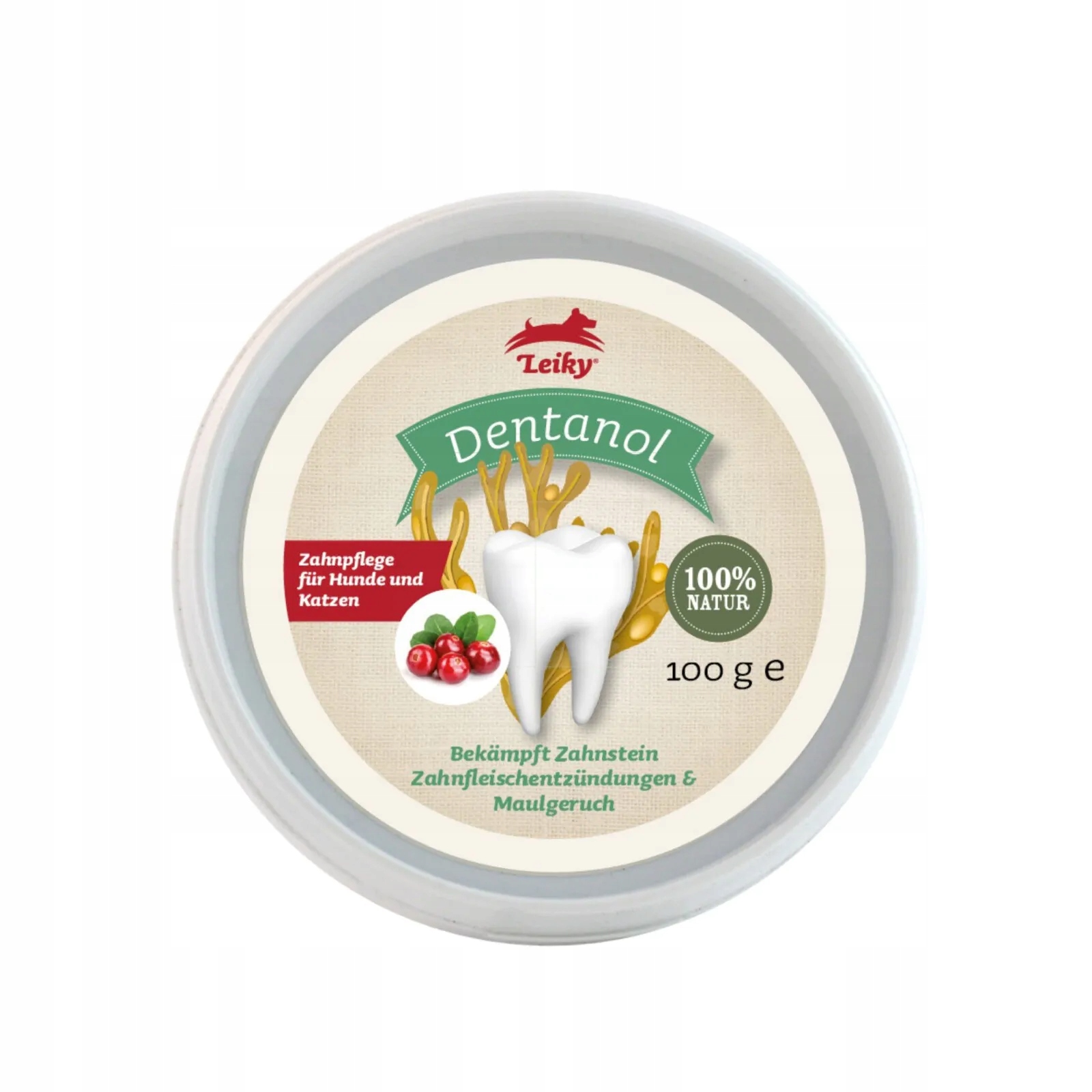 Dentanol naturalny suplement zwalczania kamienia nazębnego u psa, kota 100g