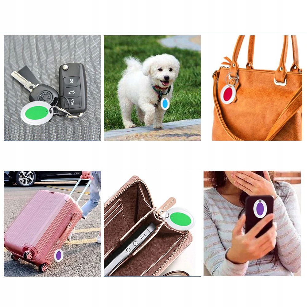 LOKALIZATOR KLUCZY BEZPRZEWODOWY KEYFINDER 4 SZT. Szerokość produktu 11 cm