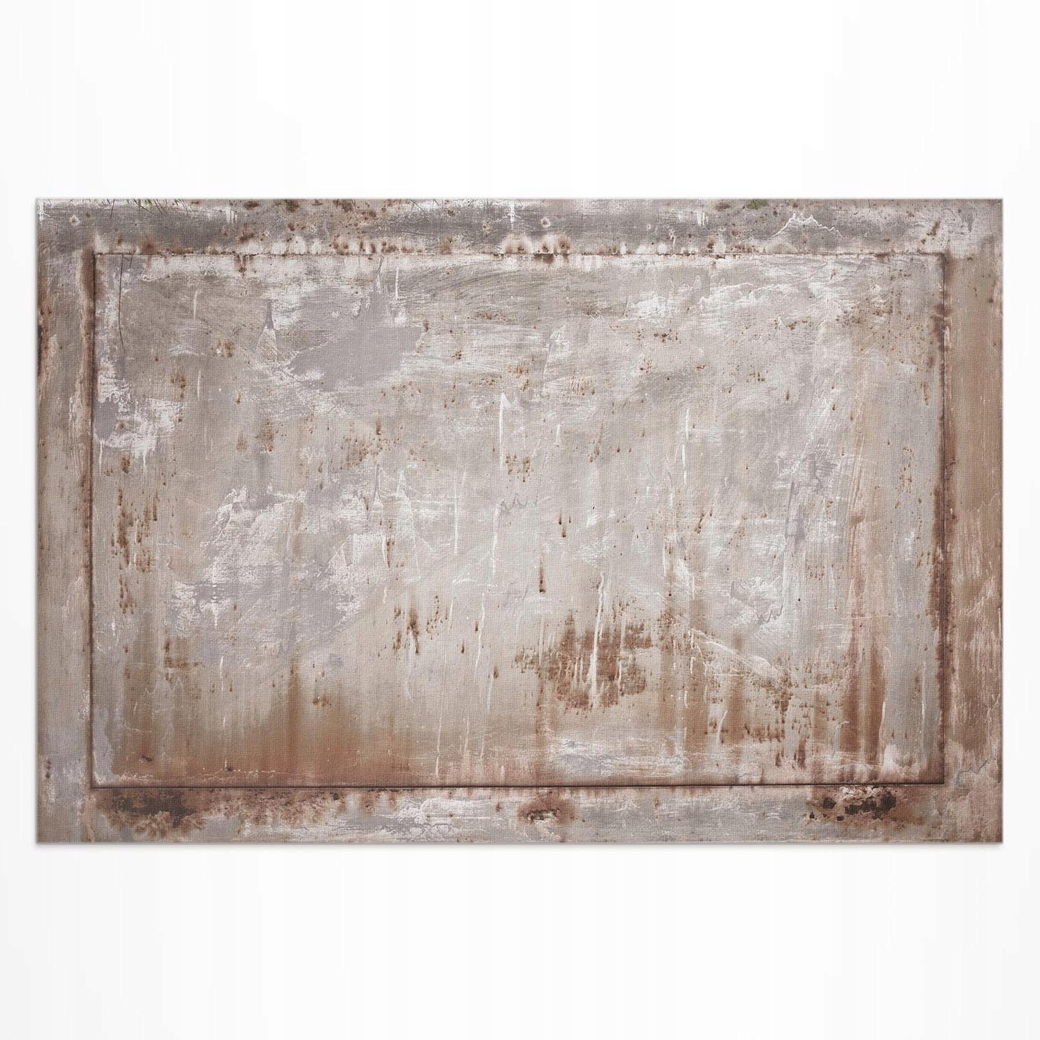 Vinylový Koberec na vnější straně, rezavý plech, industriální styl, 225 x 150 cm