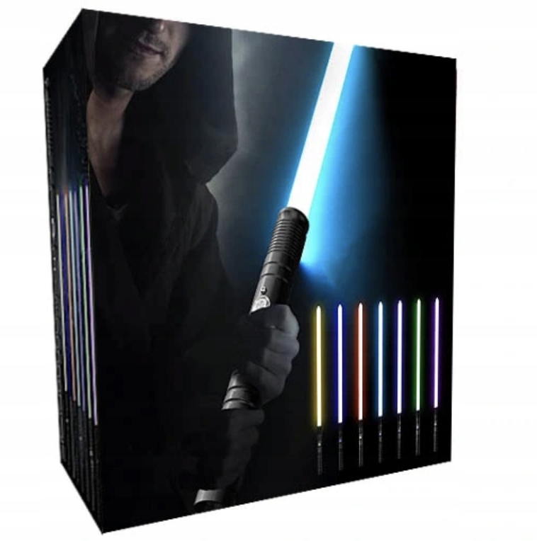 2W1 STAR WARS ZABAWKOWY MIECZ ŚWIETLNY ŚWIECĄCY Z DŹWIĘK 80CM METALOWY UCHW Marka DS