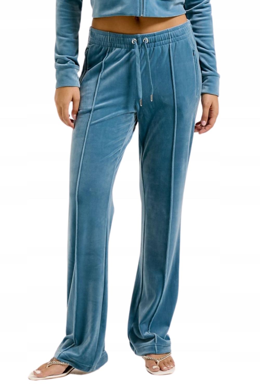 Juicy Couture Modré dámské teplákové kalhoty Tina Trackpants S