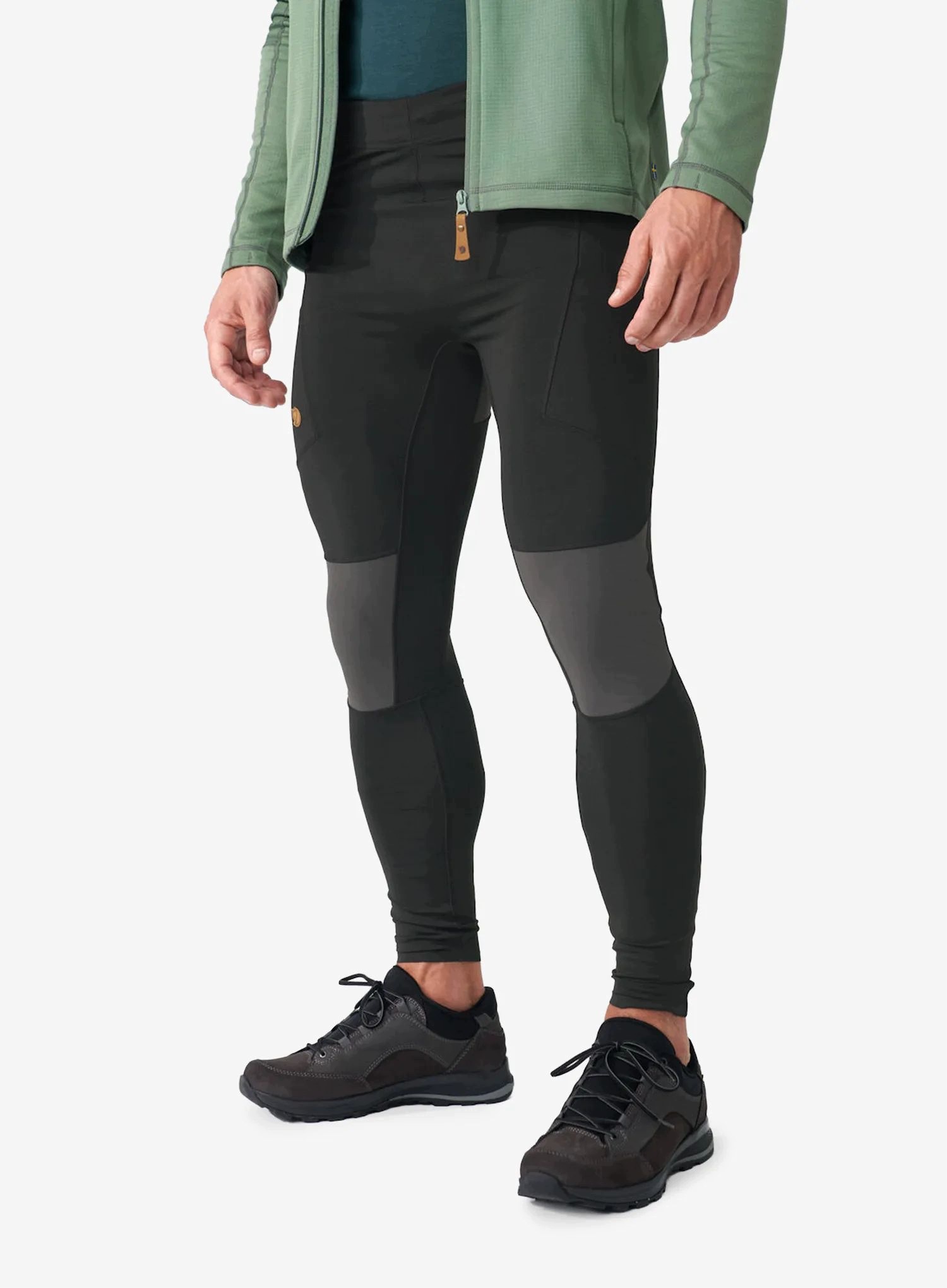 Spodnie Fjallraven Abisko Trekking Tights Pro black/iron grey S