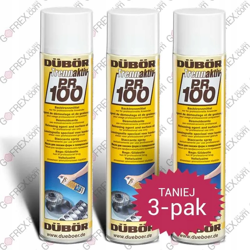 3-balení Olej ve spreji pro vaflovače 600 ml Dübör_PR1