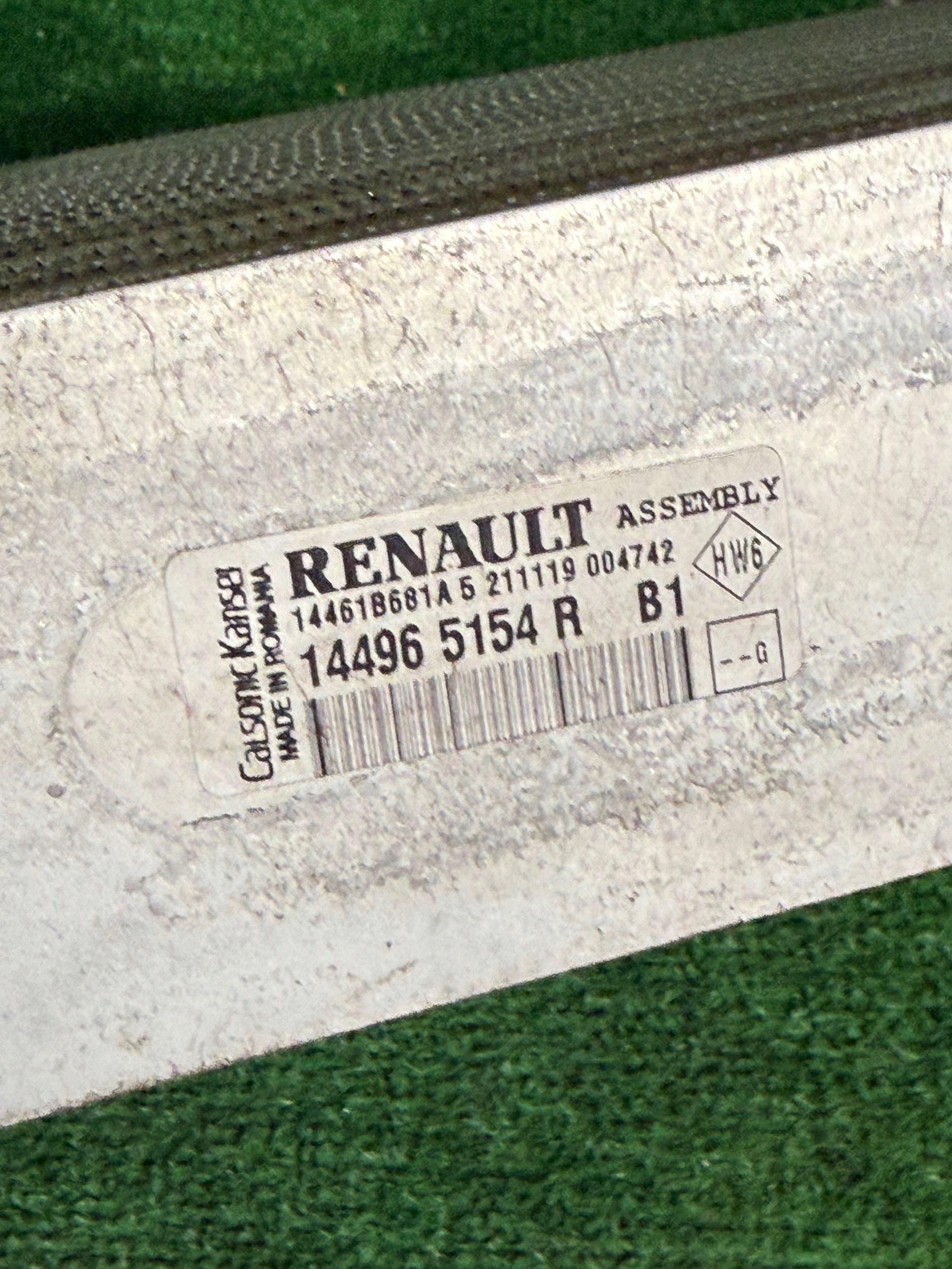 INTERCOOLER RENAULT CLIO IV DACIA DUSTER II 144965154R NR.102