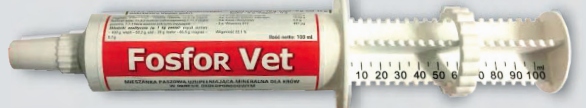 

Fosfor Vet 100 ml Wapń Fosfor dla krów po porodzie