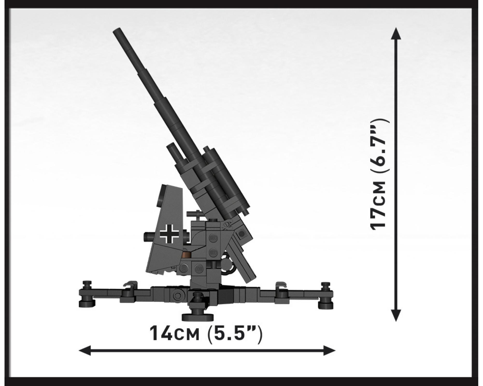 COBI 3047 FLAK 8,8 CM KLOCKI COMPANY OF HEROES Bohater Inny