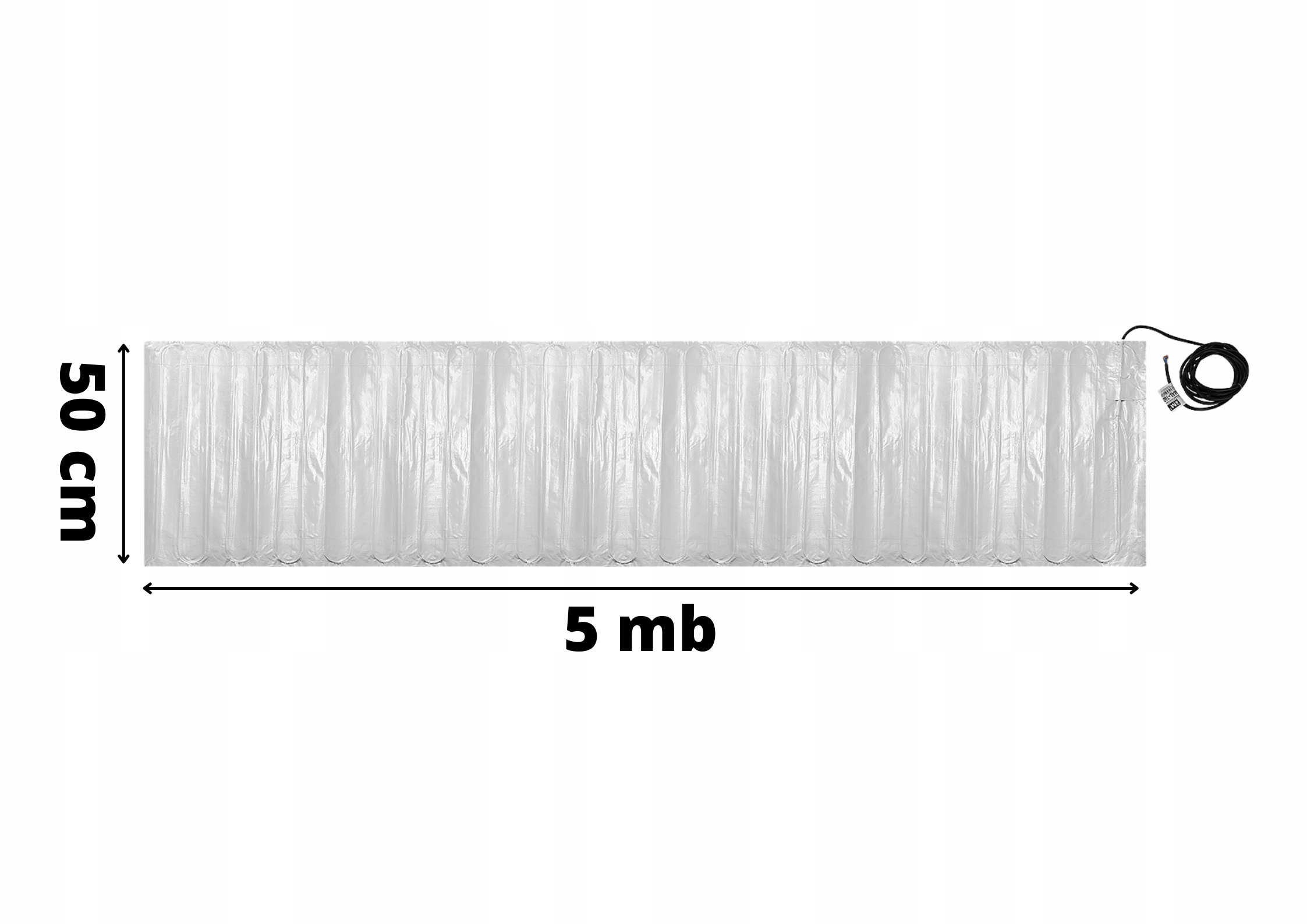 ZESTAW MATA GRZEWCZA grzejna Mission Air pod panele MAL-160W/m² 2,5m² WiFi Długość 5 m