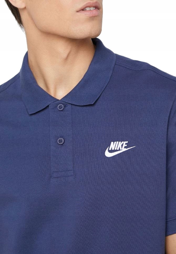 KOSZULKA MĘSKA SPORTOWA NIKE POLO SPORTSWEAR NSW Kolor niebieski