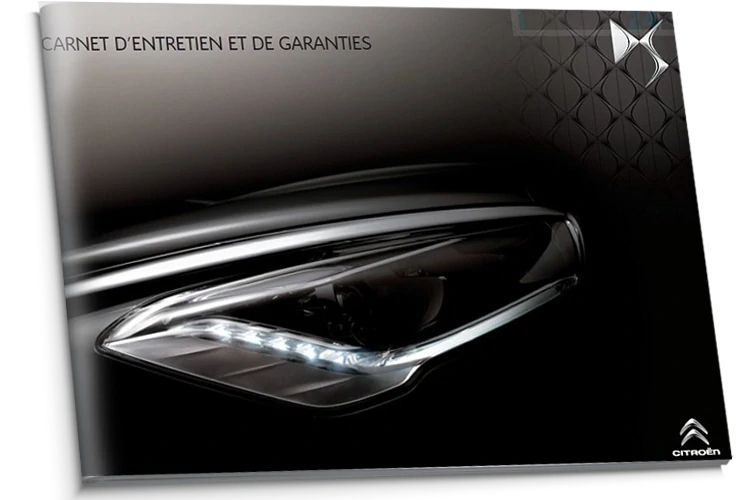 DS Citroen чиста Бельгійська сервісна книга