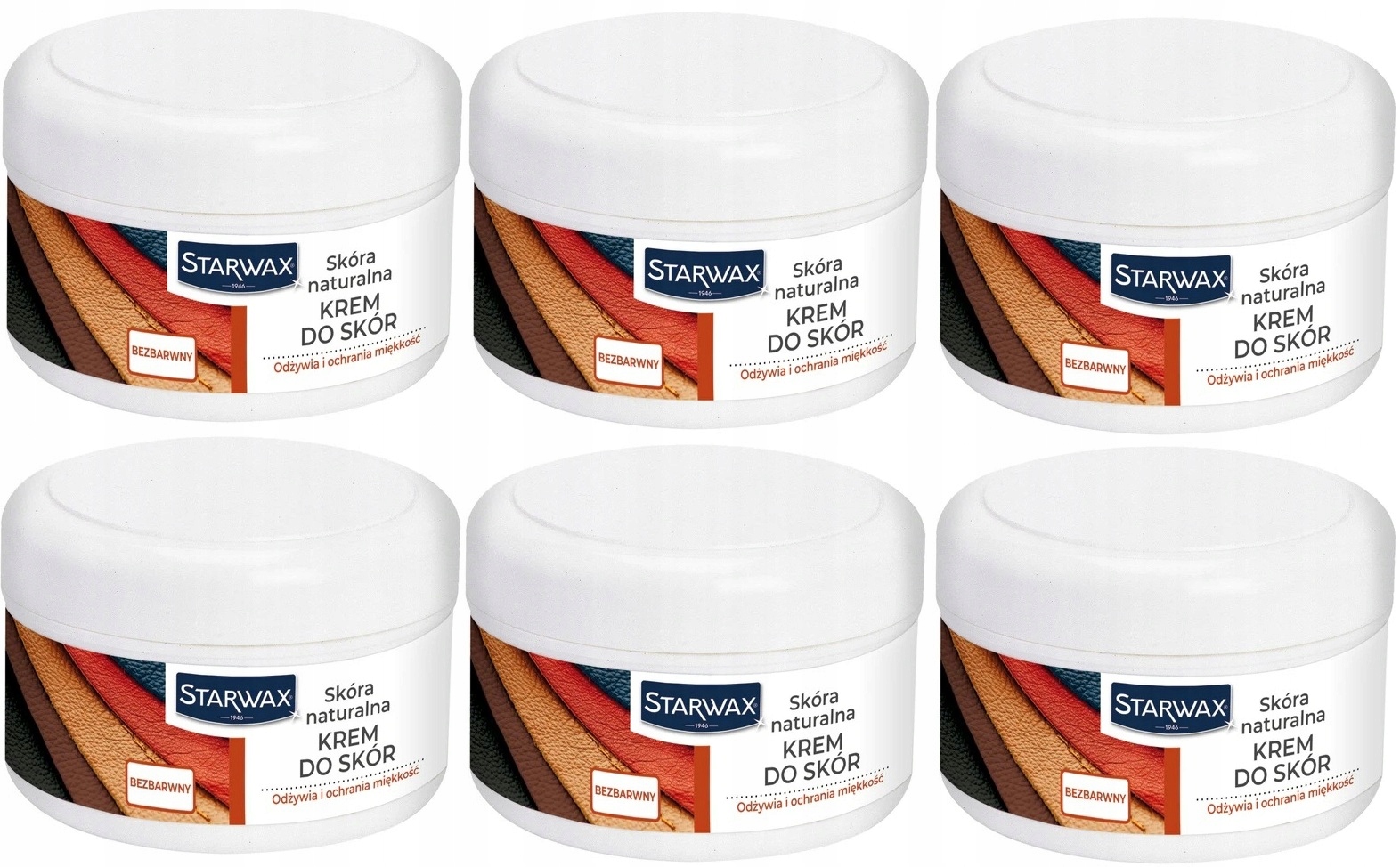 Levně 6xSTARWAX Bezbarvý Krém Na Kůži 150 ML