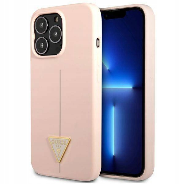 Pouzdro pro iPhone 13 Pro Max 6,7" Guess, růžové