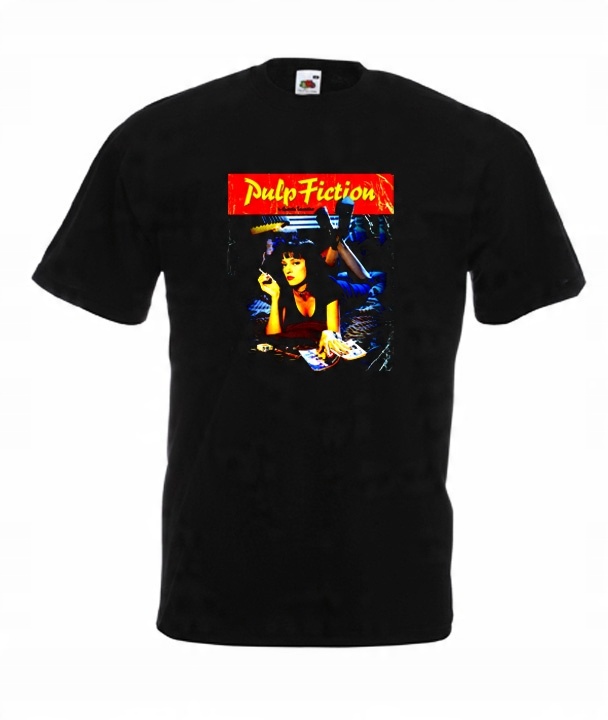 

XL Koszulka Męska Pulp Fiction Film Tarantino