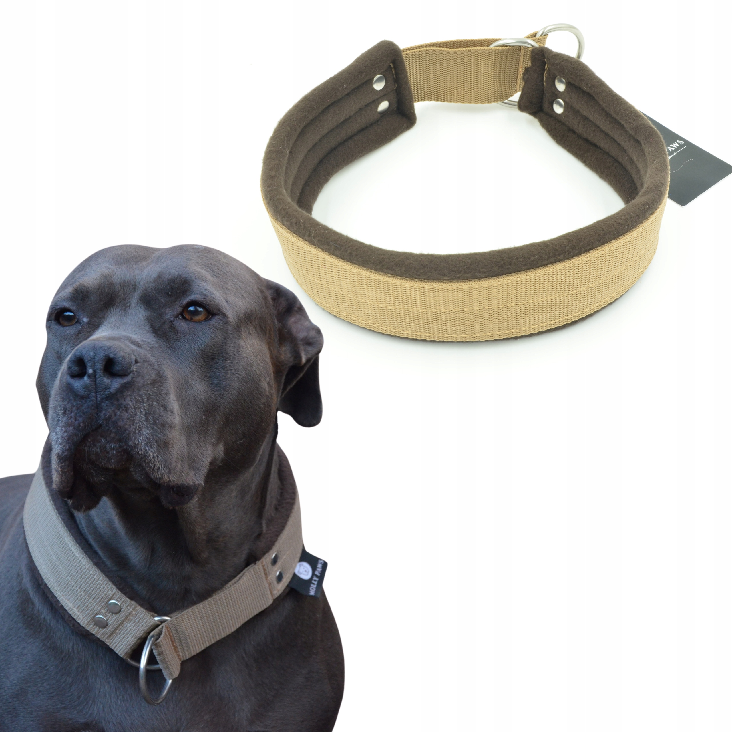 Levně Obojek Pro Velkého Psa Poloupínací Velikost 53cm-61cm tolerance +/- 1cm