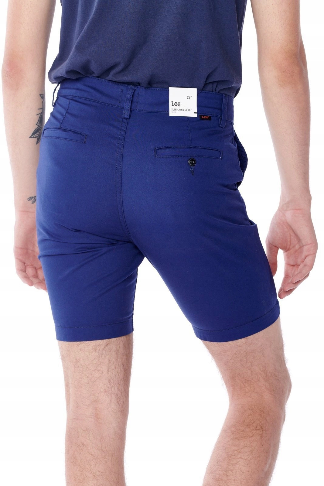 Pánské kraťasy Lee Slim Chino Short French Navy L73HHI84 W28