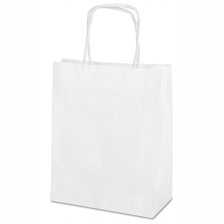 

Torba Papierowa Biała Torebki 18x8x22 cm 20szt.