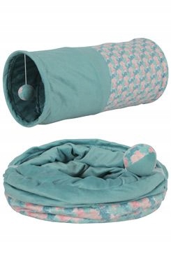 Levně Hračka kočka Ethicat Leaf tunel šustící catnip Zolux