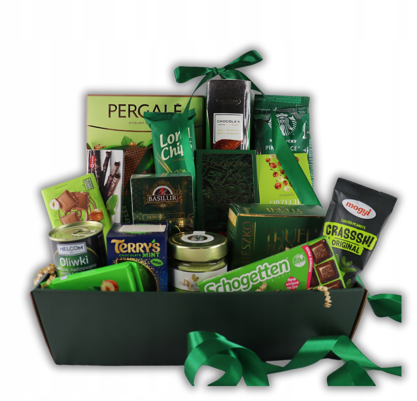 Levně Dárkový koš Zelená zahrada Dárek pro muže Dárky k narozeninám Svatba