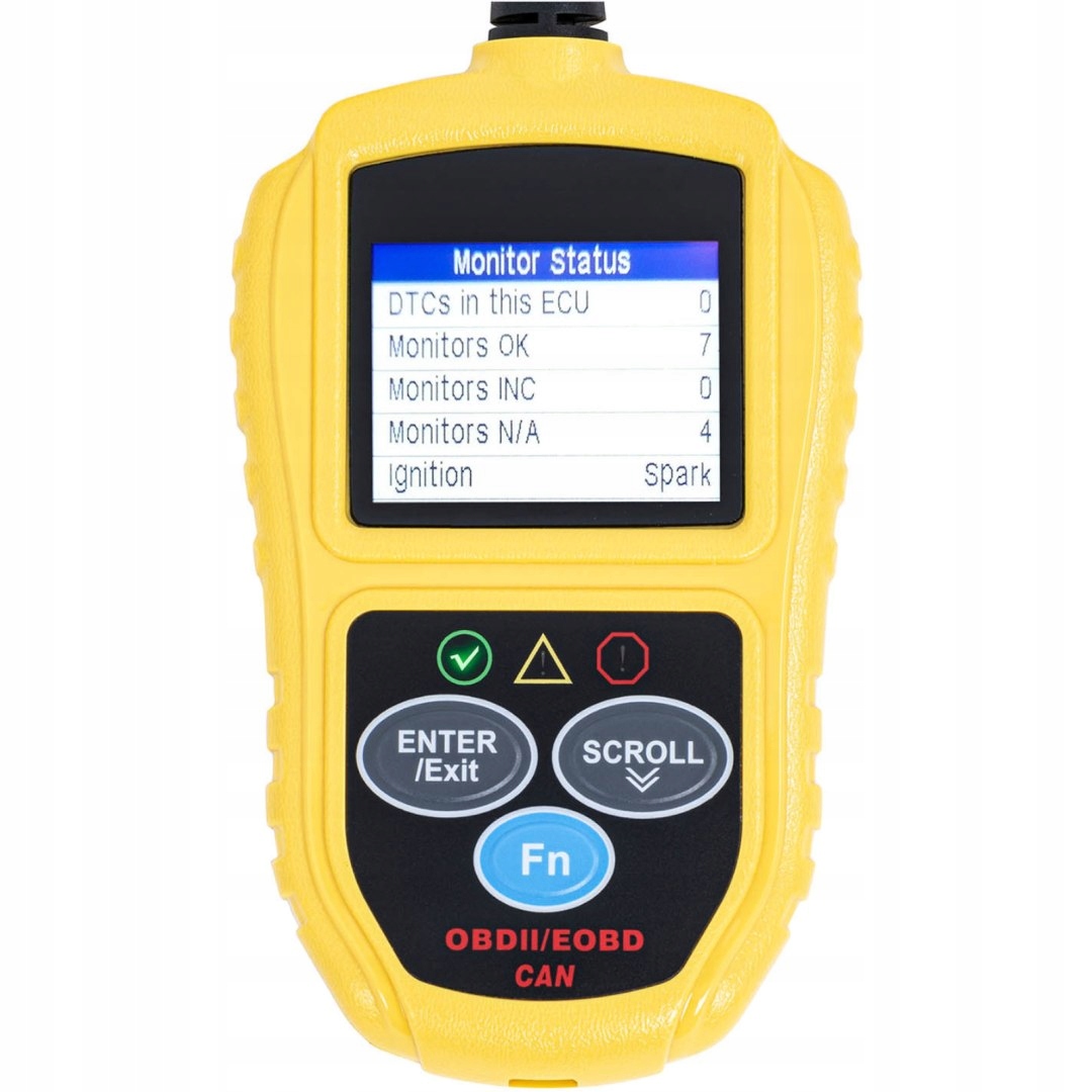 Tester skaner diagnostyczny do samochodów OBD2 8-18 V VIN / ID / CVN / PCM Marka MSW